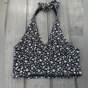 American Eagle Outfitters Floral Halter Top - size small
